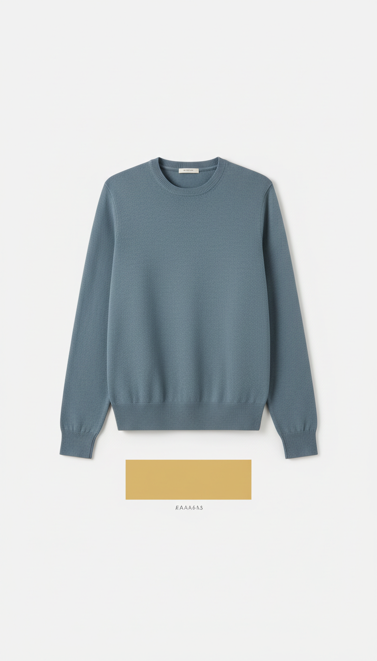 Minimalist Pullover Sweater in Neutral Grey