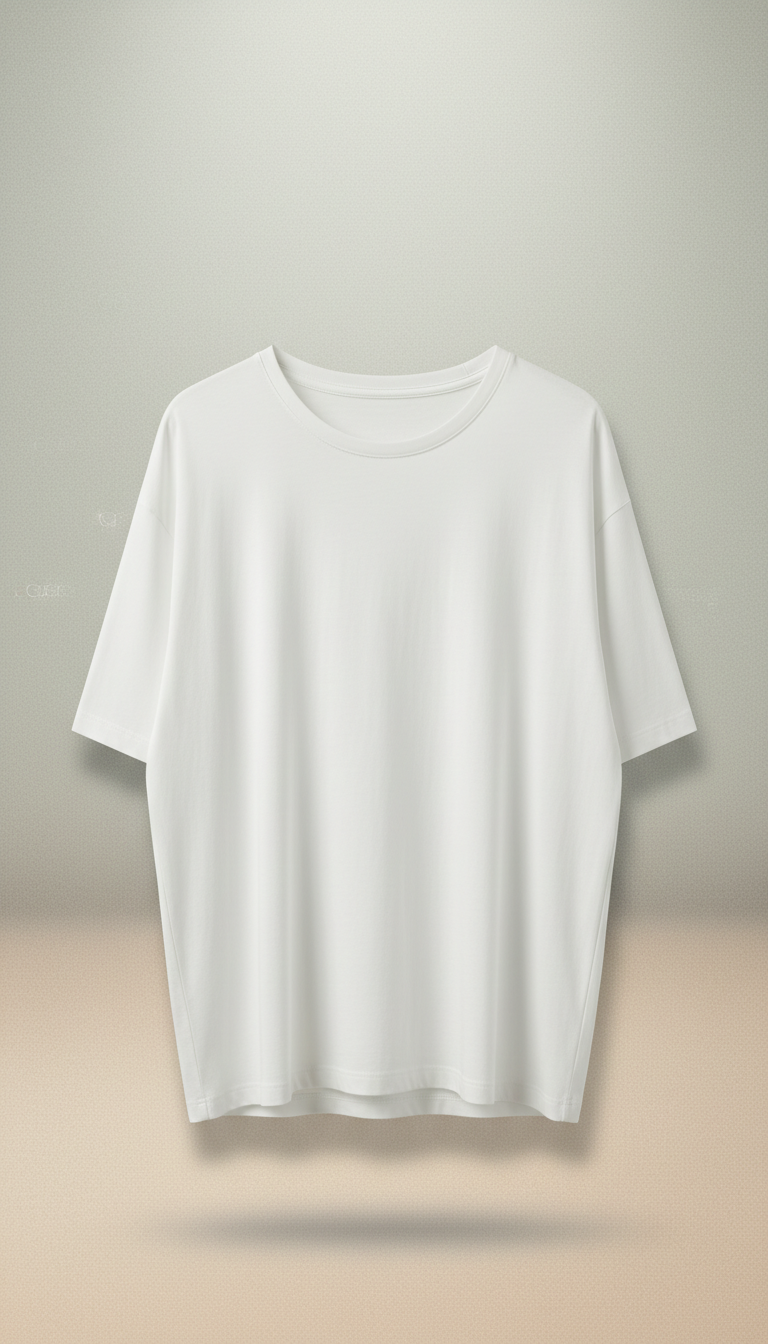 Cloud White Relaxed Tee
